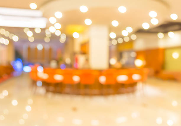 istock Bokeh of Interior of modern restaurant 531302419