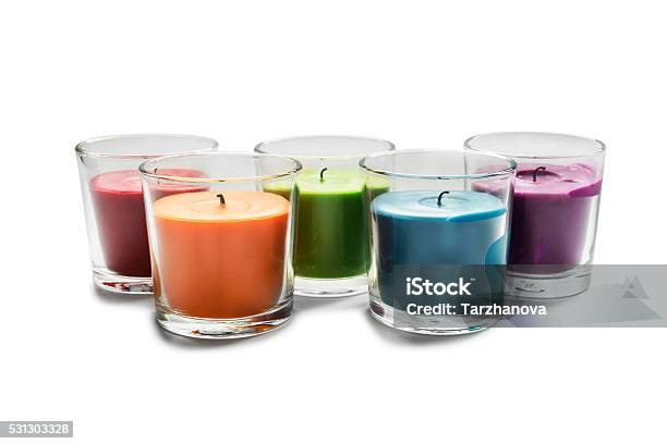 Candles Stock Photo - Download Image Now - Candle, Jar, Glass - Material