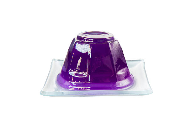 istock Purple grape jelly on dish isolated with clipping path 531303516
