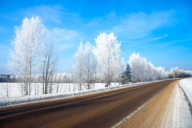 istock winter   landscape with the road 531304635