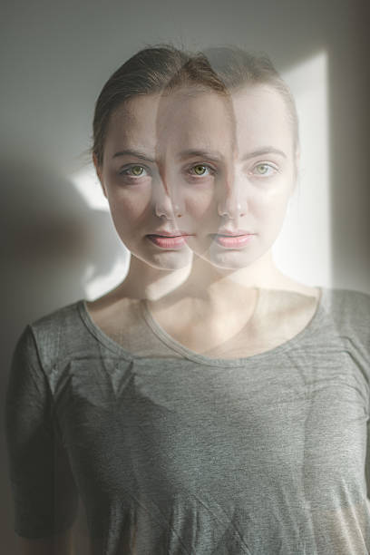 istock Woman portrait double exposure 531305289