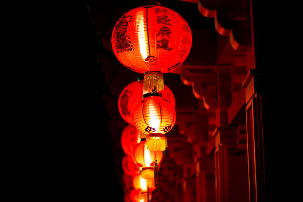 istock The Chinese lamp on the street 531306512