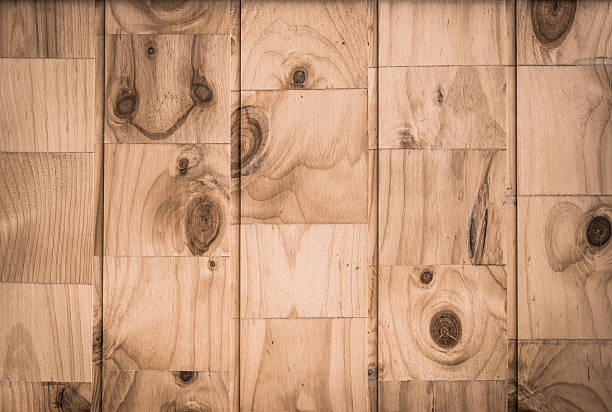 decorativas de madeira de pinheiro parede textura de superfície de móveis - veneer plank pine floor imagens e fotografias de stock