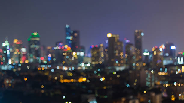 istock Blurred bokeh city downtown lights 531308308