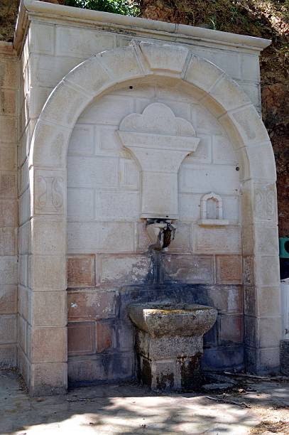 istock Old stone fountain in the campaign 531309554