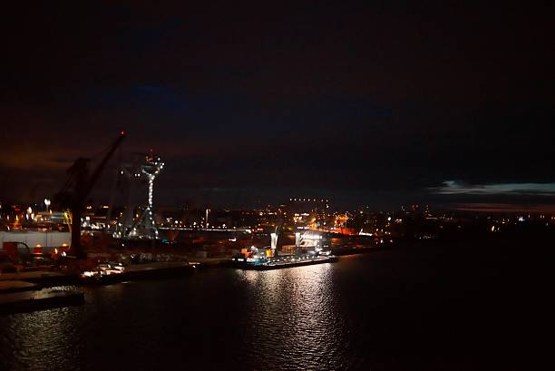 istock Dawn in New Waterway of Rotterdam Harbor 531311678