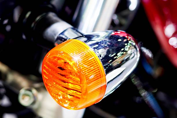 istock turn Lamp of motorcycle 531314389