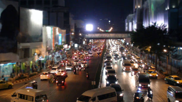 istock Bangkok Traffic Jam In The Evening In Thailand 531314504
