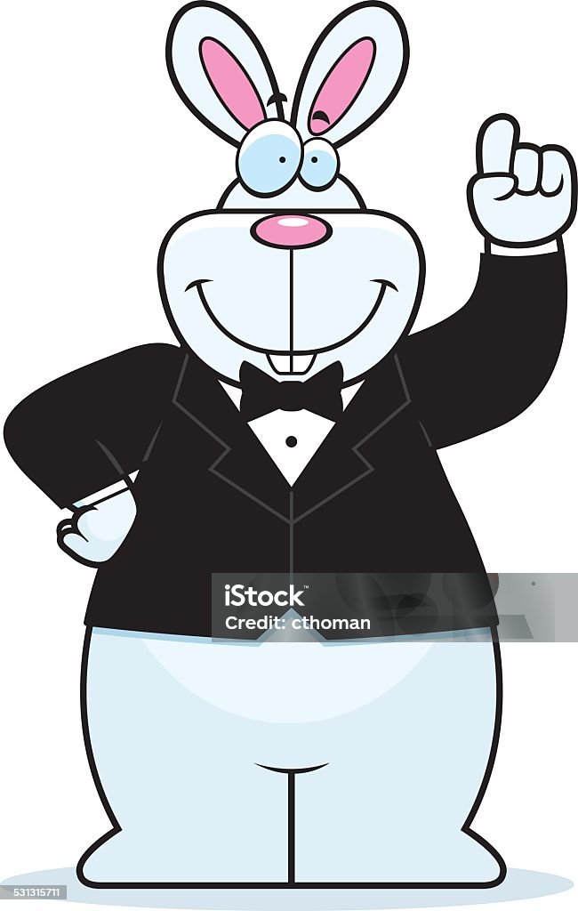 Cartoon Rabbit Tuxedo Stock Illustration - Download Image Now - Baby