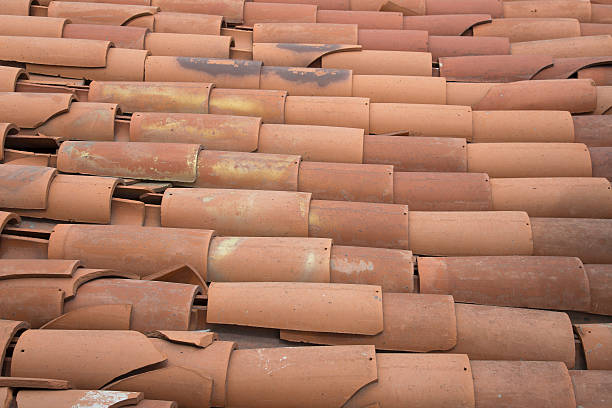 istock red tiles roof for background. 531319984
