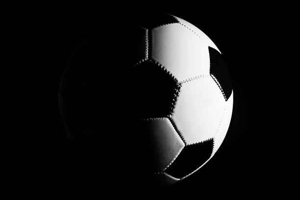 istock Soccer ball black and white 531320323