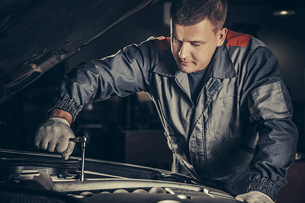 istock Professional car mechanic working in auto repair service 531320614