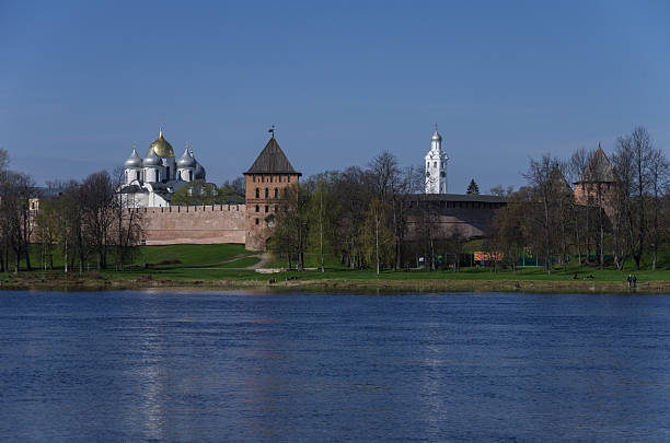 istock River Volkhov and Kremlin, Veliky Novgorod, Russia, 531320642