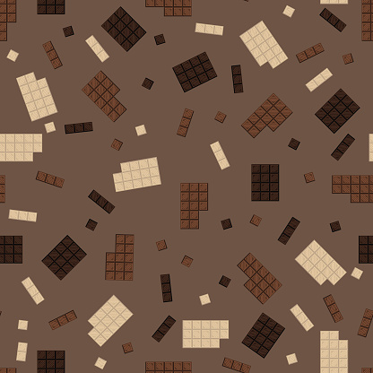 Cholate Bar Pattern Chocolate Bar Seamless Pattern Stock Illustration - Download Image Now ...