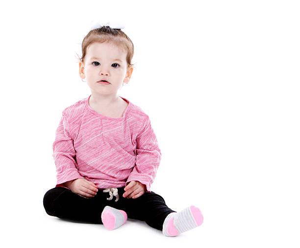 istock toddler girl on white background 531323268