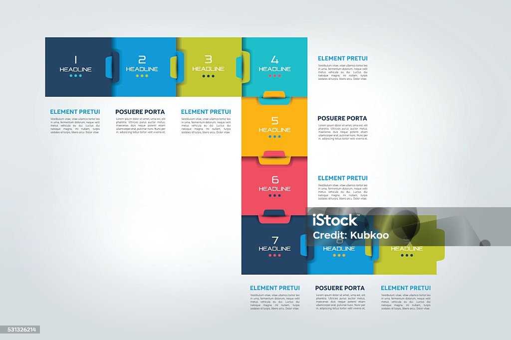 Simple Step Chart Step By Step Template Chart Diagram Scheme Infographic Vector Tutorial ...