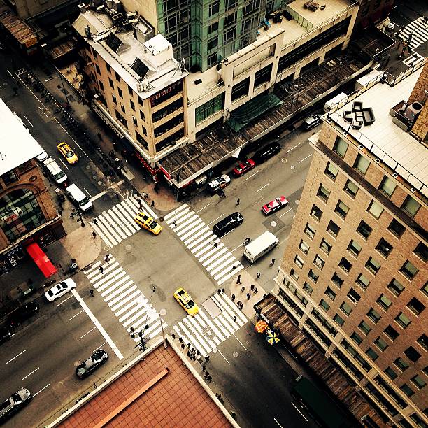 istock Looking down on Fifth Avenue New York City 531327256