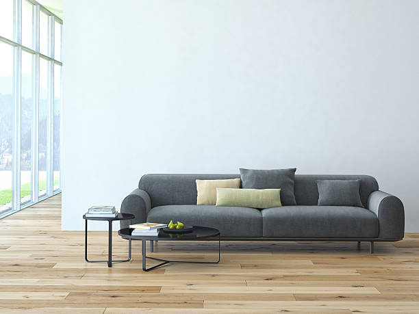 istock Contemporary living room loft interior 531327855