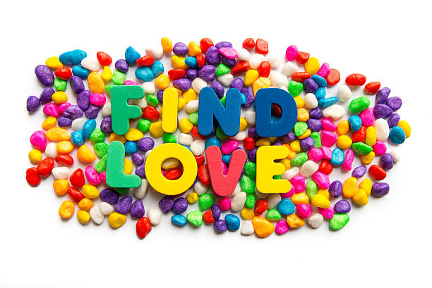 istock find love word in colorful stone 531329551