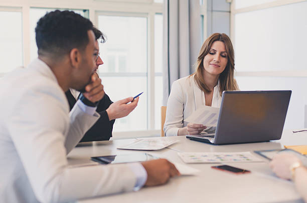 istock Group of business people in the office 531330368