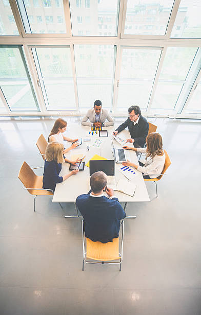 istock Group of business people working in the office 531330414