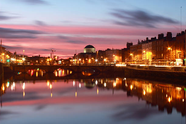 istock After Sunset Colors at River Liffey, Dublin, Ireland 531330807