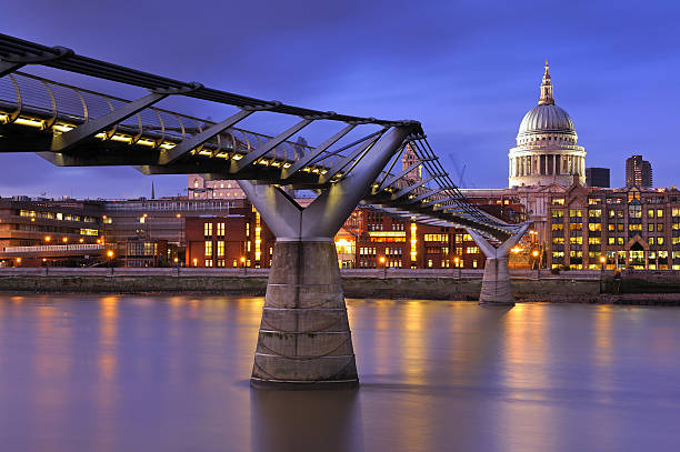 istock St. Paul's Cathedral, Millennium Bridge, London, England, UK 531331082