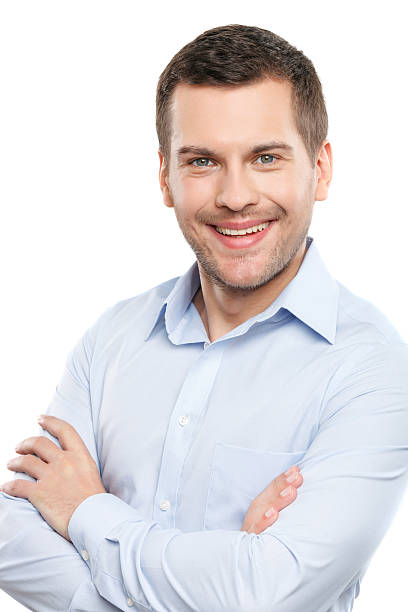 istock Attractive young businessman is expressing positive emotions 531331996