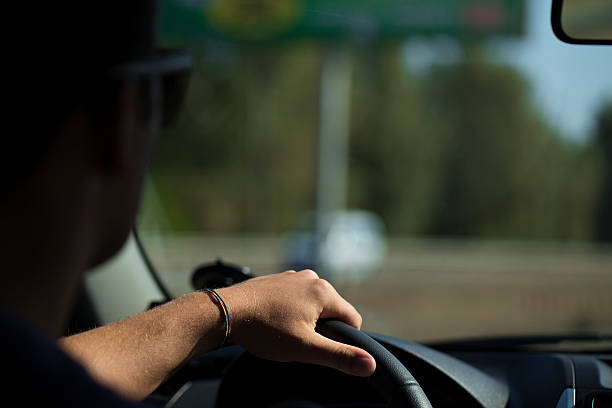 istock Man rides in the car. 531332795