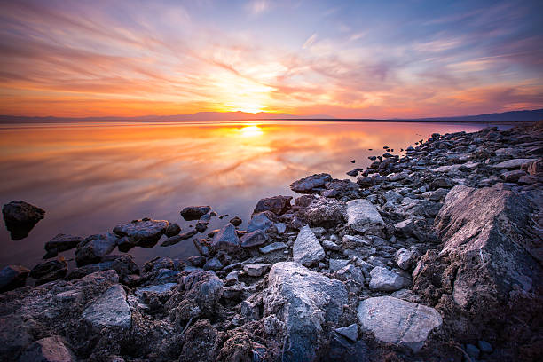 salton sea słońca - salton sea zdjęcia i obrazy z banku zdjęć