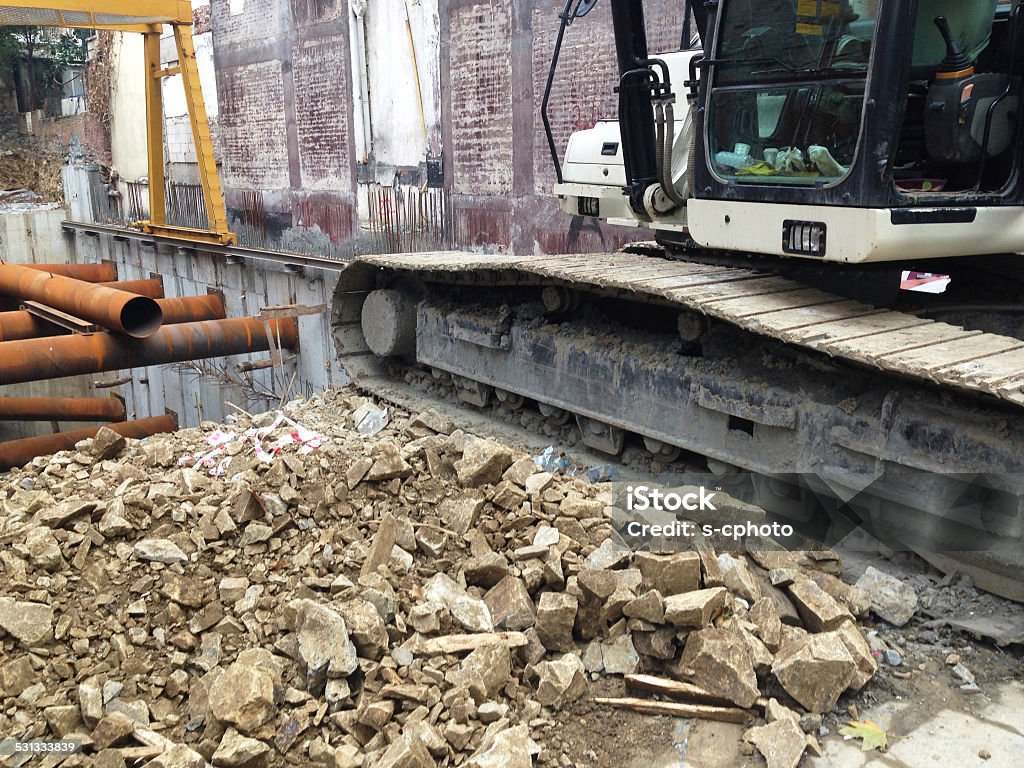 Excavator (Klicken Sie hier, um weitere Informationen) - Lizenzfrei Abbrechen Stock-Foto