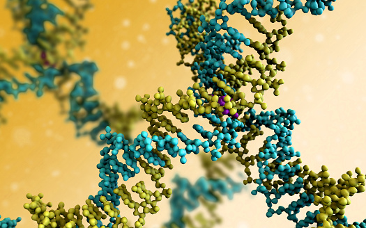 DNA close-up, DNA Molecule Model, DNA Strands, DNA animation 