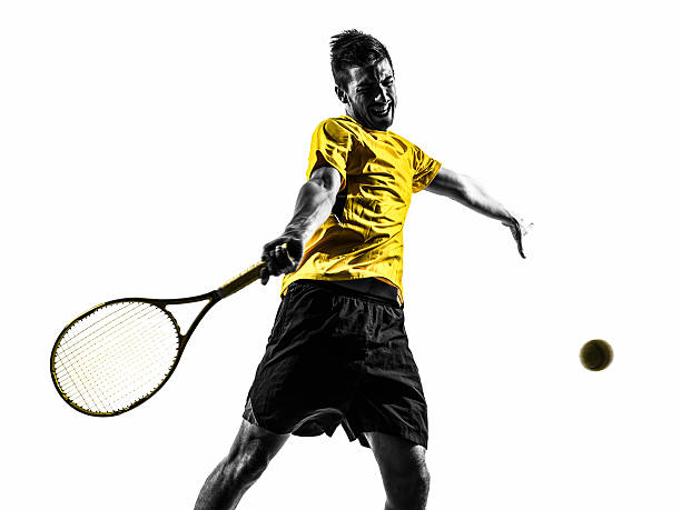 istock man tennis player portrait silhouette 531347151