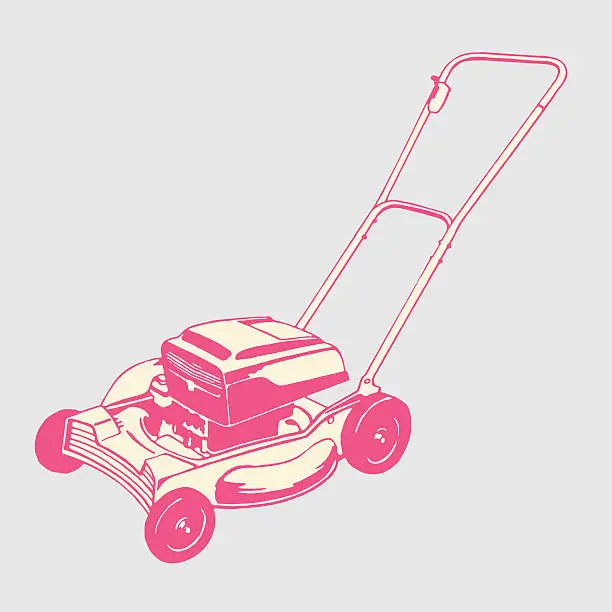 Vector illustration of Lawnmower