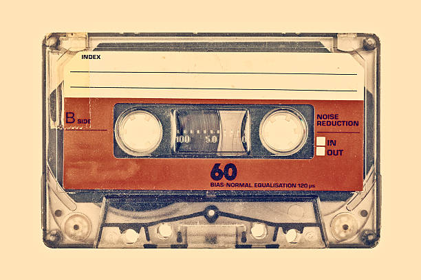istock Retro styled image of an old compact cassette 531350263