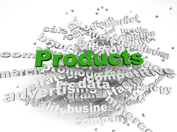 istock 3d imagen Products concept word cloud background 531350375