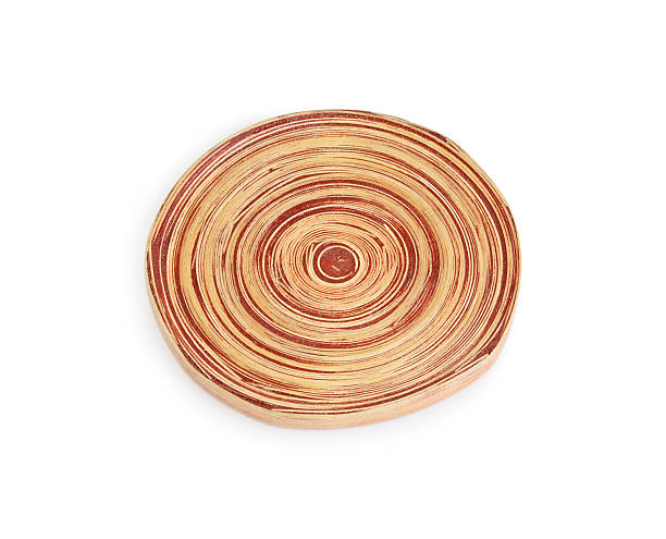 istock Wood saucer isolated 531358549