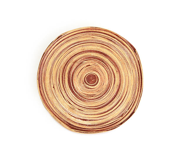 istock Wood saucer isolated 531358557