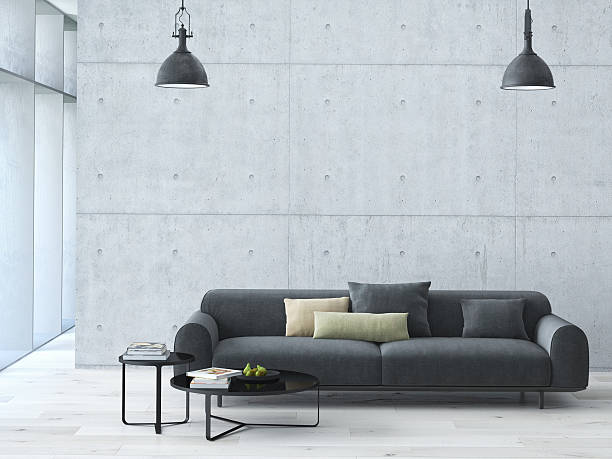 istock Contemporary living room loft interior 531359339