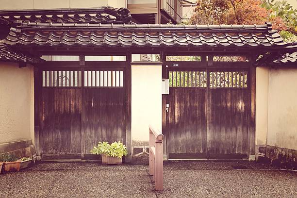 istock Japanese entrance house 531359689