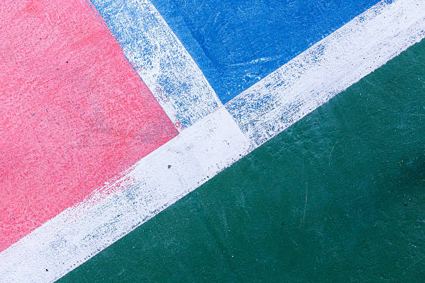 istock top view old concrete tennis court 531361159