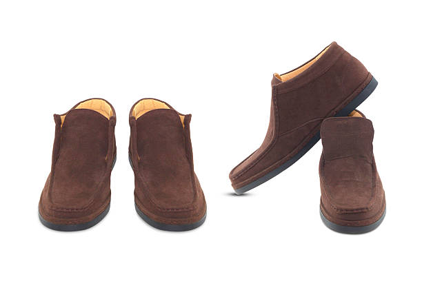 istock Brown leather mens shoes 531362961