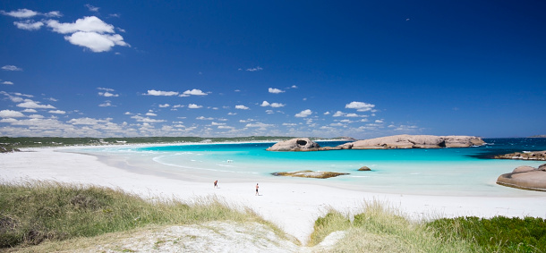 Amazing white sand beach in western australia , blu sky, stunning colour sea , just the most beautiful place.