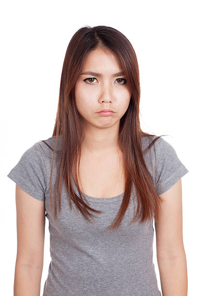 istock Young Asian woman in bad mood 531372601