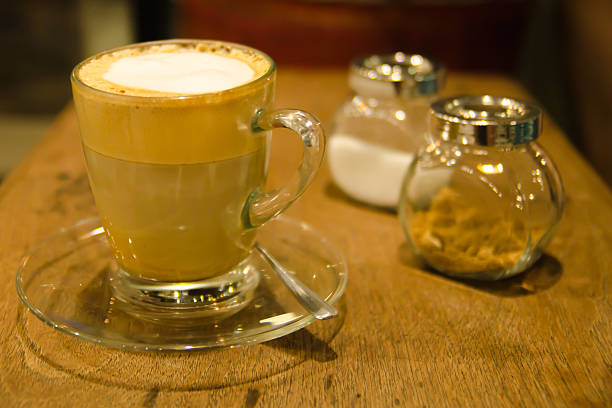 istock Latte Coffee cup in coffee shop 531373073