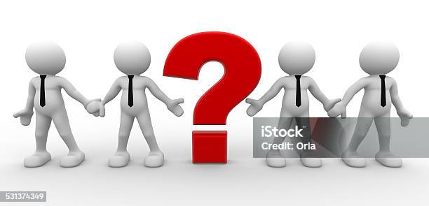 Question Mark Stock Photo - Download Image Now - 2015, Absence, Adult