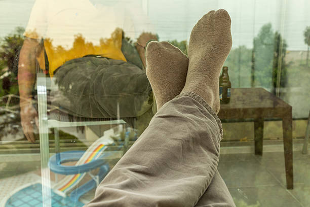istock gentlemens feet resting 531384515