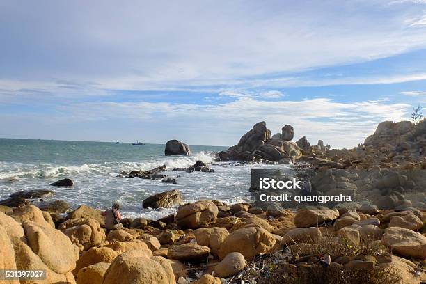 Rocks By The Sea Stock Photo - Download Image Now - Atmospheric Mood, Bay of Water, Beach