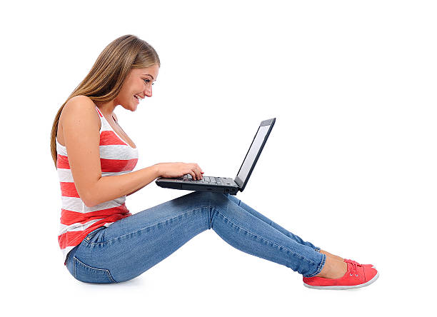 istock Isolated casual woman 531398619