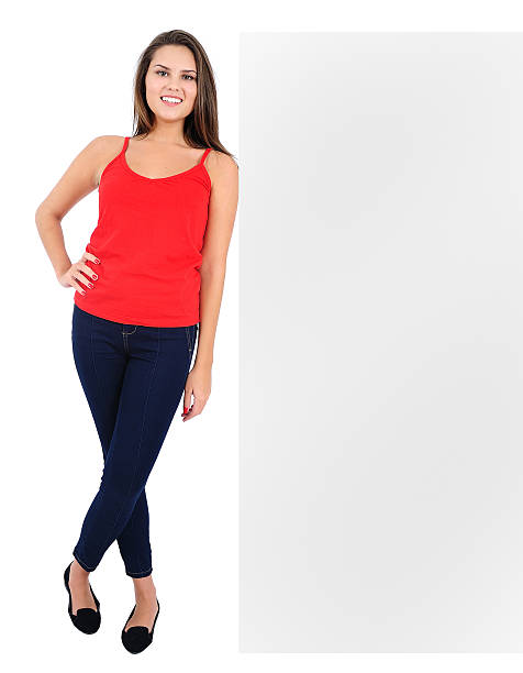 istock Isolated casual girl 531399575